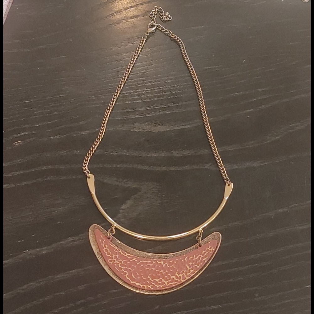Vintage Brass Choker Necklace